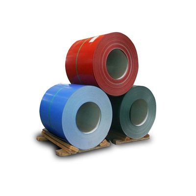 Υπηρεσία κοπής 700-1200MM πλάτος Ψυχρό γαλβανισμένο χρωματικά επικαλυμμένο σίδηρο PPGI/PPGL Coil για ανάγλυφο σχέδιο και 275GSM